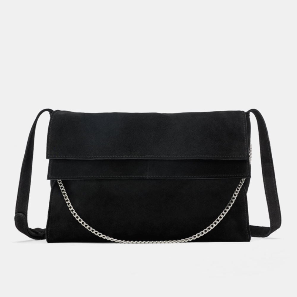 NWT • Zara • Split Leather Bucket Bag